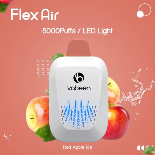 red apple ice – flex air (5000 puffs)